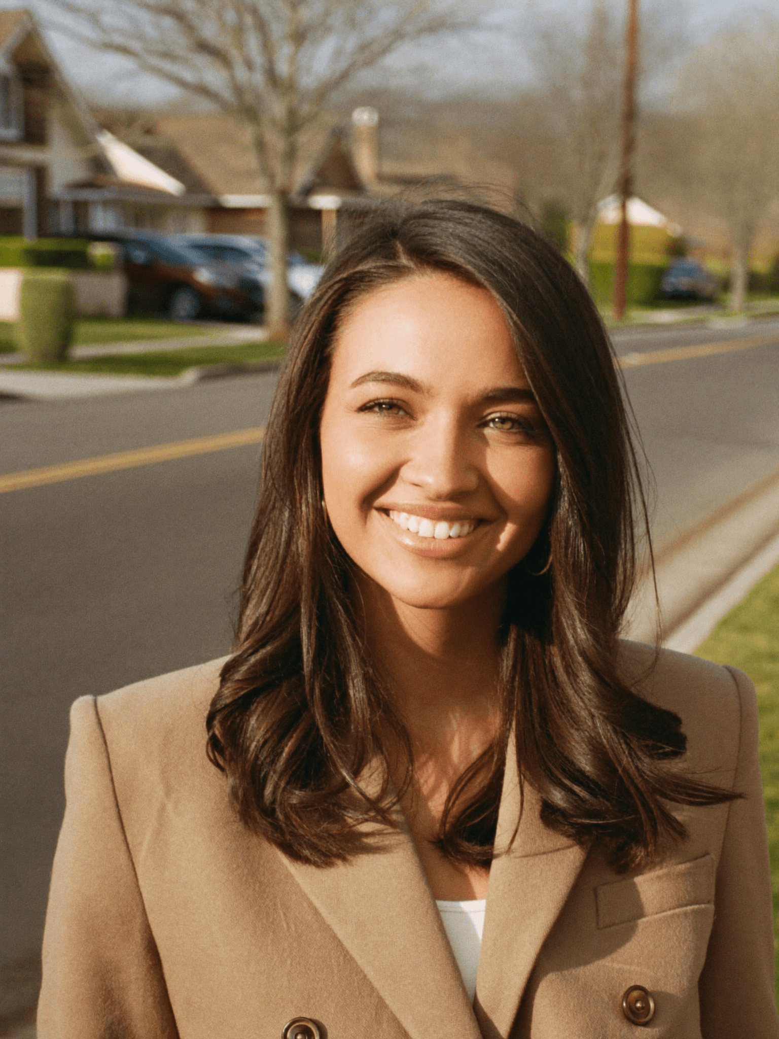 Outdoor Natural real estate agent headshot example